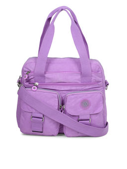 Bahama - CRINKLE Light Purple Color Nylon Material Soft Medium Size Handbag - FH-20134022006