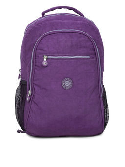 Bahama - CRINKLE Purple Color Nylon Material Soft Medium Size Backpack - FH-2067013007