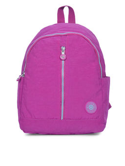 Bahama - CRINKLE Dark Red Color Nylon Material Soft Medium Size Backpack - FH-2083012003