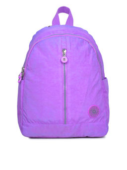 Bahama - CRINKLE Light Purple Color Nylon Material Soft Medium Size Backpack - FH-2083012006