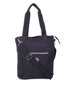 Bahama - CRINKLE Black Color Nylon Material Soft Medium Size Shoulder Bag - FH-2178032001