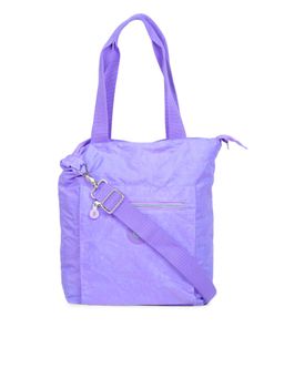 Bahama - CRINKLE Light Purple Color Nylon Material Soft Medium Size Shoulder Bag - FH-2178032006