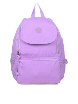 Bahama - CRINKLE Light Purple Color Nylon Material Soft Medium Size Backpack - FH-2921012006