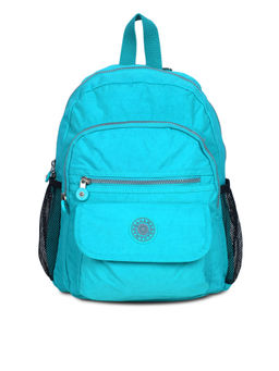 Bahama - CRINKLE Blue Color Nylon Material Soft Medium Size Backpack - FH-2935012002