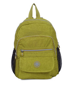 Bahama - CRINKLE Dark Yellow Color Nylon Material Soft Medium Size Backpack - FH-2935012004