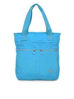 Bahama - CRINKLE Blue Color Nylon Material Soft Medium Size Handbag - FH-3104022002