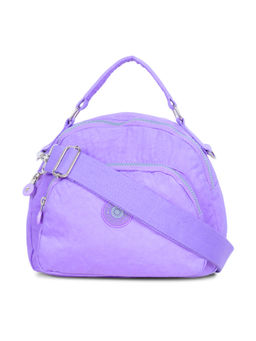 Bahama - CRINKLE Light Purple Color Nylon Material Soft Medium Size Shoulder Bag - FH-3167031006
