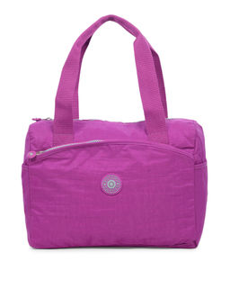 Bahama - CRINKLE Dark Red Color Nylon Material Soft Medium Size Handbag - FH-3201022003