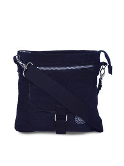 Bahama - CRINKLE Black Color Nylon Material Soft Medium Size Shoulder Bag - FH-806031001