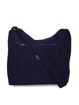 Bahama - CRINKLE Black Color Nylon Material Soft Medium Size Shoulder Bag - FH-808033001