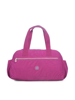 Bahama - CRINKLE Dark Red Color Nylon Material Soft Medium Size Handbag - FH-815023003