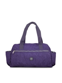 Bahama - CRINKLE Purple Color Nylon Material Soft Medium Size Handbag - FH-815023007