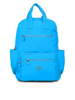 Bahama - CRINKLE Blue Color Nylon Material Soft Medium Size Backpack - FH-816013002
