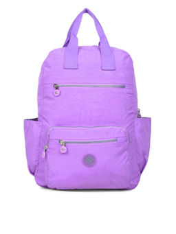 Bahama - CRINKLE Light Purple Color Nylon Material Soft Medium Size Backpack - FH-816013006