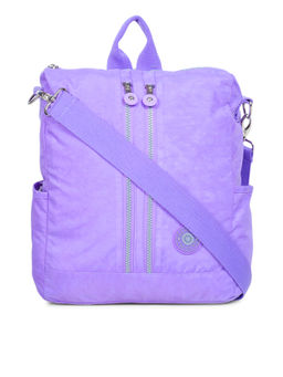 Bahama - CRINKLE Light Purple Color Nylon Material Soft Medium Size Backpack - FH-817011006