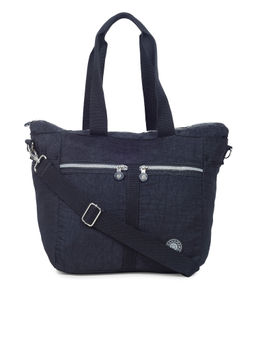 Bahama - CRINKLE Black Color Nylon Material Soft Medium Size Shoulder Bag - FH-844031001