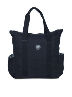 Bahama - CRINKLE Black Color Nylon Material Soft Medium Size Handbag - FH-845022001