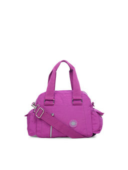 Bahama - CRINKLE Dark Red Color Nylon Material Soft Medium Size Handbag - FH-9174021003