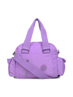 Bahama - CRINKLE Light Purple Color Nylon Material Soft Medium Size Handbag - FH-9174021006