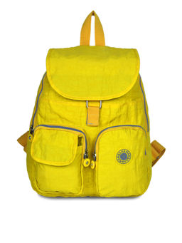 Bahama - CRINKLE Yellow Color Nylon Material Soft Medium Size Backpack - FH-9288012008