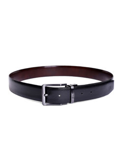 BELWABA - Brown & Black Men Reversible Leather Belt