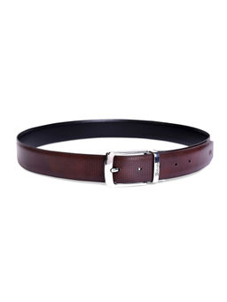 BELWABA - Brown & Black Men Reversible Leather Belt