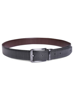 BELWABA - Brown & Black Men Reversible Leather Belt