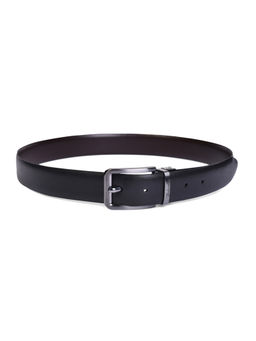 BELWABA - Brown & Black Men Reversible Leather Belt