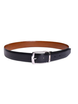 BELWABA - Tan & Black Men Reversible Leather Belt