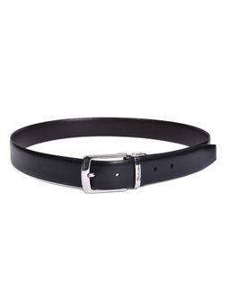 BELWABA - Black & Brown Men Reversible Leather Belt