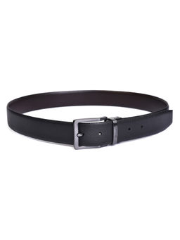BELWABA - Black & Brown Men Reversible Leather Belt