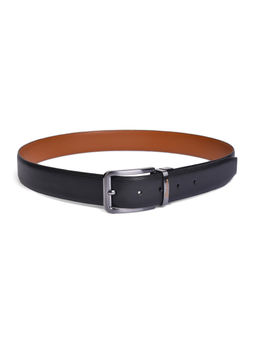 BELWABA - Tan & Black Men Reversible Leather Belt