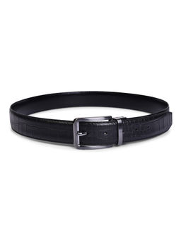 BELWABA - Black Men Reversible Leather Belt