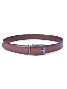 BELWABA - Brown Men Reversible Leather Belt