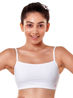 Enamor - Antimicrobial Double Layer Non Padded Wirefree High Coverage Beginner's Bra BB02