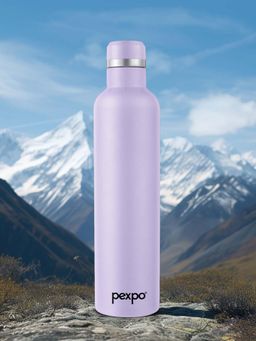 Pexpo - Oreo Orchid Purple Stainless Steel Vacuum Insulated Hot & Cold Flask - 1000 ml
