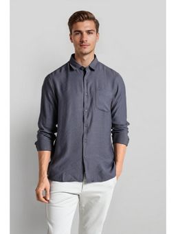 Crocodile - Comfort Fit Full Sleeves Spread Collar Shirt