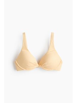 H&M - Women Yellow Push-Up Bikini Top