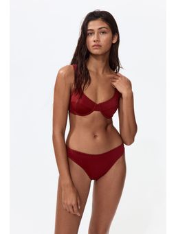 H&M - Women Red Cheeky Bikini Bottom