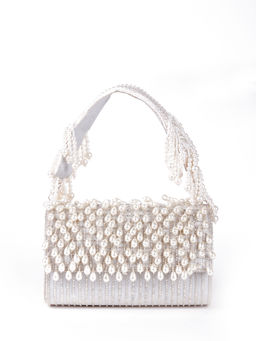 Odette - Exquisite fully beaded oval-shaped sling bag