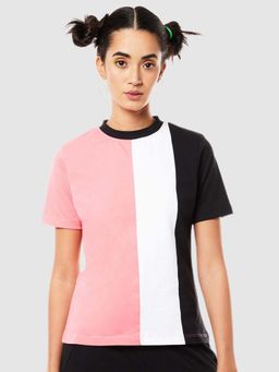 Bewakoof - Women Multi-color Colorblock T-Shirt