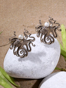 Cosa Nostraa - Octopus Pearl Cufflinks