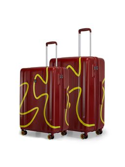 PROVOGUE - Loop Solid Red Trolley Bags (Pack of 2) S/M