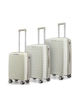 PROVOGUE - Coral Solid Grey Trolley Bags (Pack of 3) S/M/L