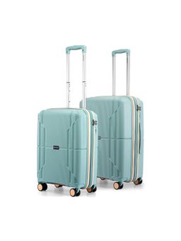 PROVOGUE - Lumina Solid Blue Trolley Bags (Pack of 2) S/M