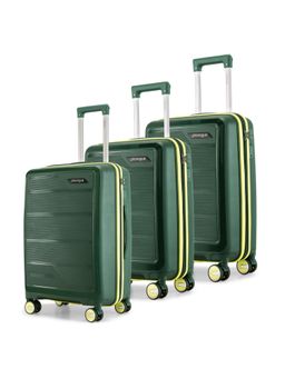 PROVOGUE - Spectrum Solid Green Trolley Bags (Pack of 3) S/M/L