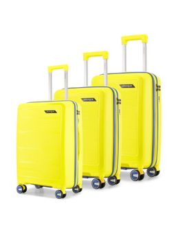 PROVOGUE - Spectrum Solid Yellow Trolley Bags (Pack of 3) S/M/L