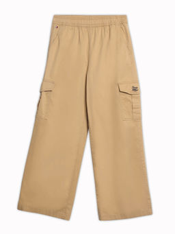 Tommy Hilfiger - Girls Brown Cotton Cargo