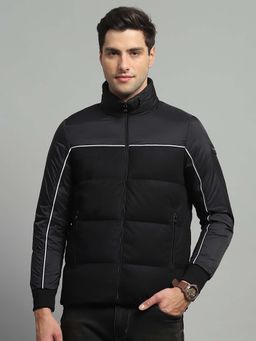 Monte Carlo - Black Colorblock Regular Jacket