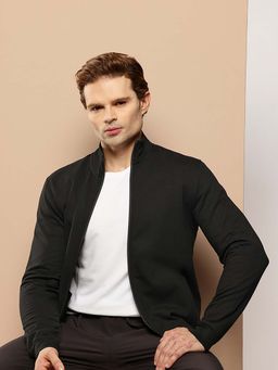 Alcis - Black Solid Regular Jacket